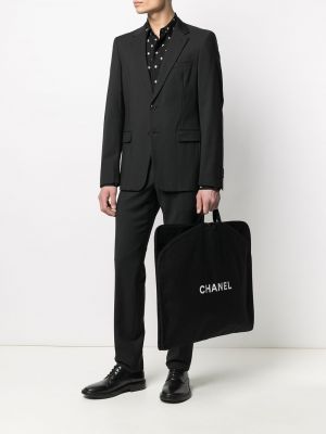 Tasche mit print Chanel Pre-owned schwarz