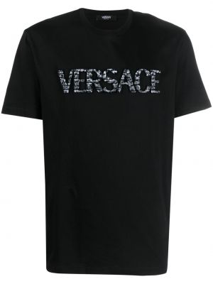 Βαμβακερή μπλούζα Versace