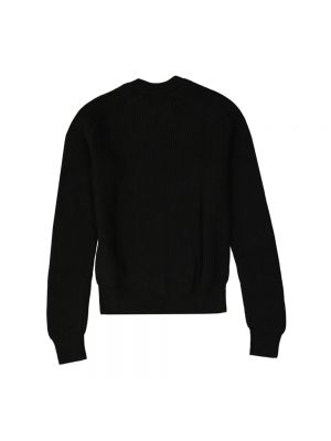 Jersey de lana manga larga de tela jersey Bottega Veneta negro