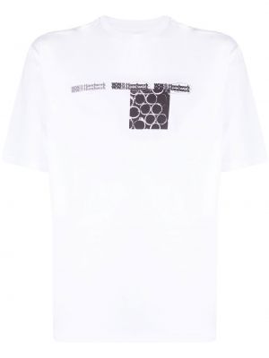 T-shirt mit print Wood Wood weiß
