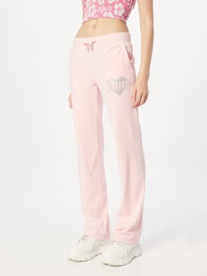 Átlátszó nadrág Juicy Couture rózsaszín