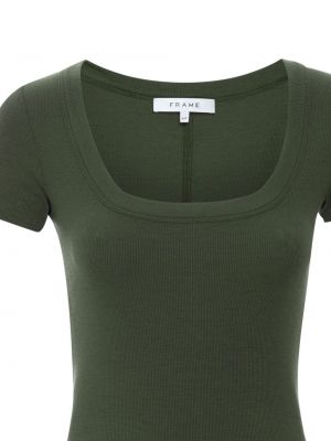 Tričko z modalu Frame zelené