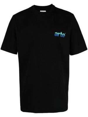 T-shirt en coton Arte noir
