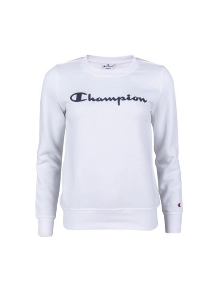 Sweatshirt mit rundem ausschnitt Champion weiß