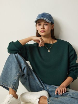Džemperis Happiness İstanbul žalia