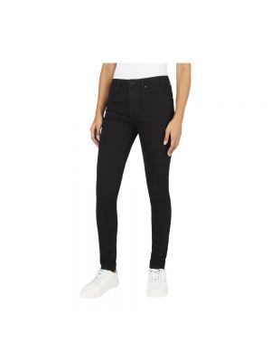 Spodnie skinny fit Pepe Jeans czarne