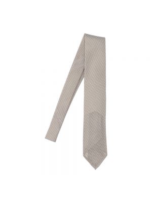Krawat Finamore beżowy