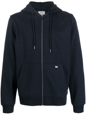 Zip hettegenser Woolrich blå