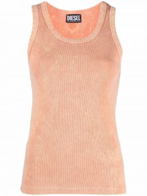 Slim fit tank top Diesel oransje