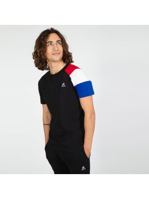 Camiseta manga corta de cuello redondo Le Coq Sportif negro