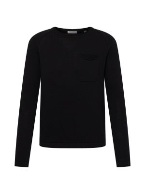 Пуловер Knowledgecotton Apparel черно