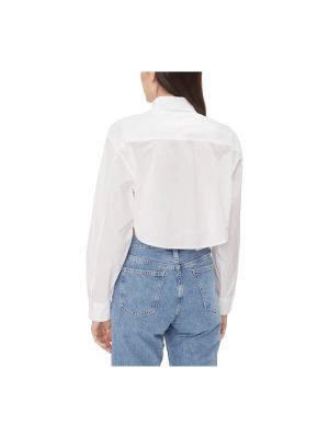 Koszula jeansowa Calvin Klein Jeans biała