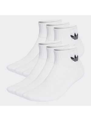 Chaussettes en coton Adidas blanc