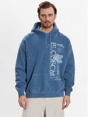 Hoodie large Bdg Urban Outfitters bleu