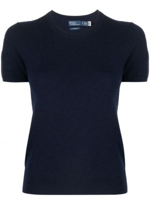 Woll woll wildleder t-shirt Polo Ralph Lauren blau