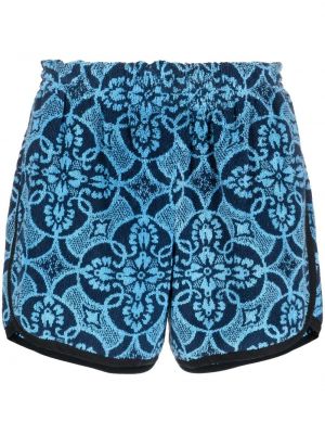 Shorts aus baumwoll mit print Marine Serre blau