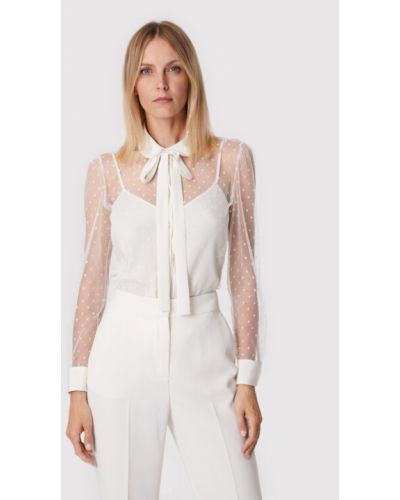 Red Valentino Blúz 1R3ABJ60 Fehér Regular Fit