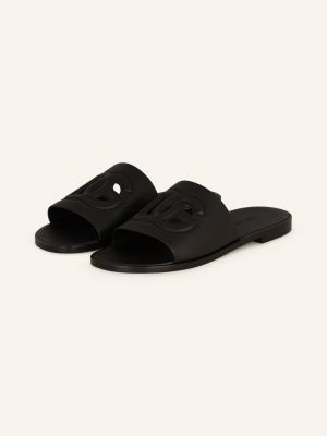 Pantofle Dolce & Gabbana černé