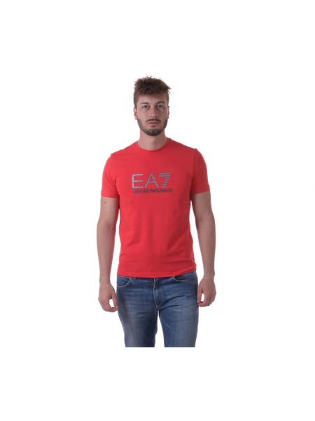 T-shirt Emporio Armani Ea7 rot