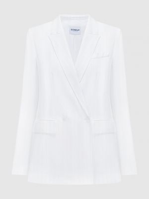 Белый пиджак в полоску Dondup