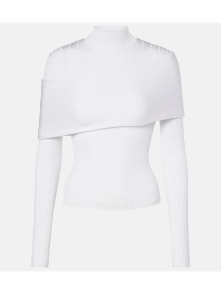 Lang top Mugler hvid