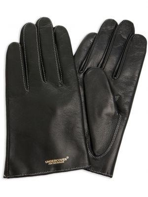 Δερμάτινα γάντια Undercover μαύρο