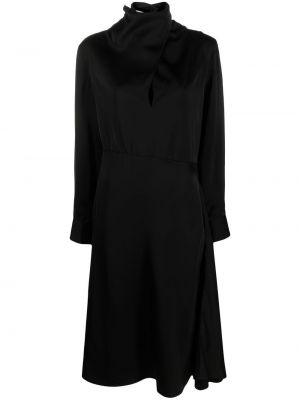 Μάξι φόρεμα Jil Sander μαύρο