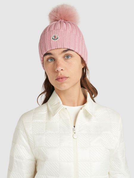 Yün bere Moncler pembe