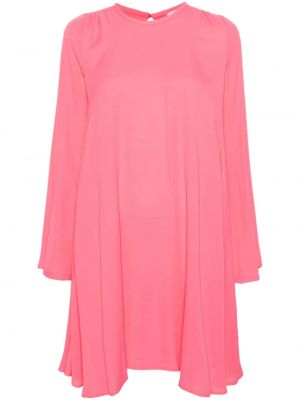 Φόρεμα από κρεπ Forte_forte ροζ