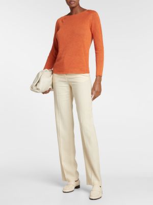 Leinen strickpullover 's Max Mara gelb