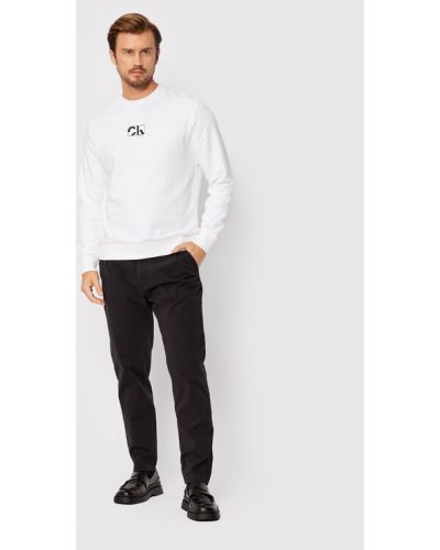 Calvin Klein Szövet nadrág Modern Twill K10K108153 Fekete Regular Fit