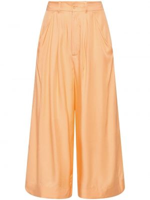 Relaxed широки панталони тип „марлен“ Equipment оранжево