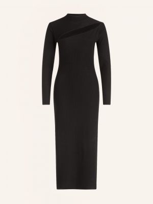 Sukienka koktajlowa z dżerseju V By Vera Mont czarna