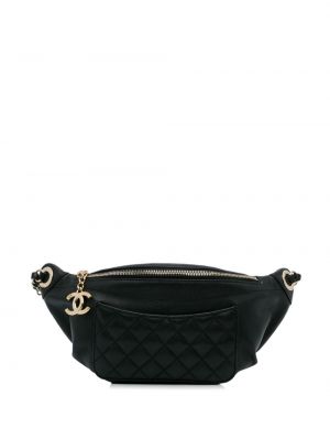 Ватирани чанта за носене на кръста Chanel Pre-owned черно