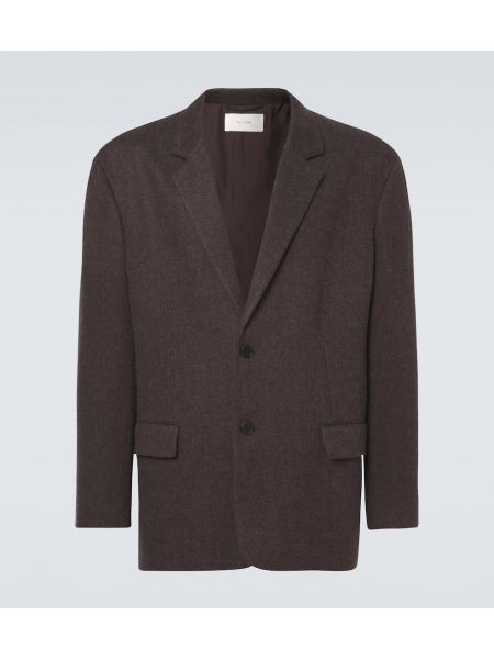 Sengetøy ull blazer The Row brun