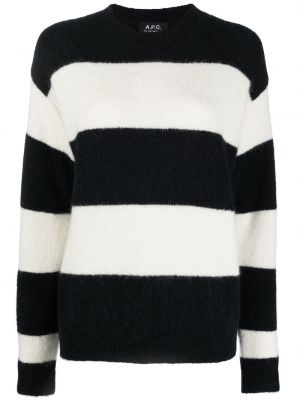 Плетен пуловер на райета A.p.c.