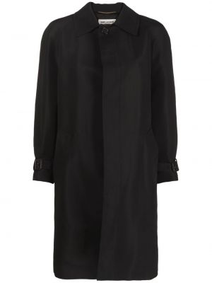 Mantel Saint Laurent schwarz