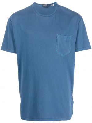 T-shirt mit stickerei mit stickerei mit stickerei Polo Ralph Lauren blau