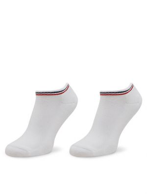 Чорапи за жартиери Tommy Hilfiger бяло