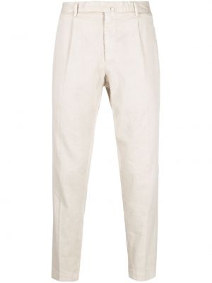 Lniane spodnie bawełniane Château Lafleur-gazin białe