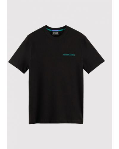 Scotch & Soda Póló Unisex 167331 Fekete Regular Fit Scotch & Soda