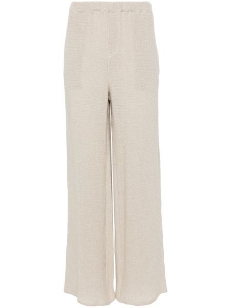 Pantalon droit en lin Ludovic De Saint Sernin beige