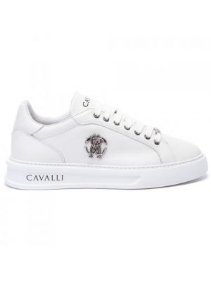 Белые кроссовки Roberto Cavalli