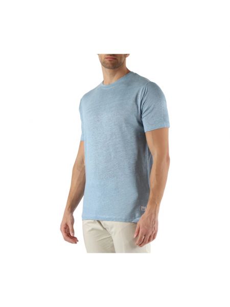 Camiseta de lino Distretto12 azul
