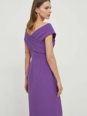 Mini šaty Lauren Ralph Lauren fialové