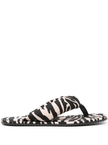 Pantofi cu imagine cu model zebră The Attico