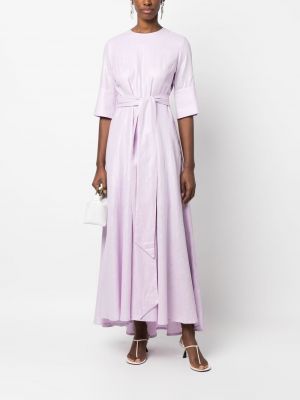 Dlouhé šaty Baruni fialové