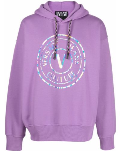 Hoodie Versace Jeans Couture lila