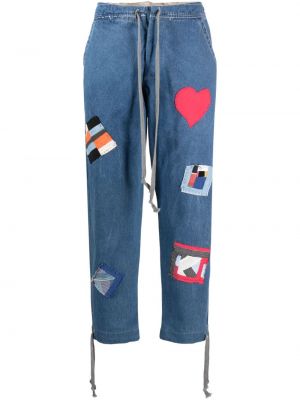 Bootcut jeans ausgestellt Greg Lauren blau