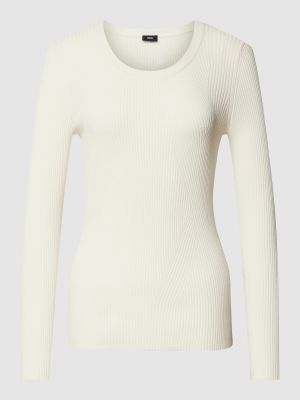Dzianinowy sweter z wiskozy Joop! biały